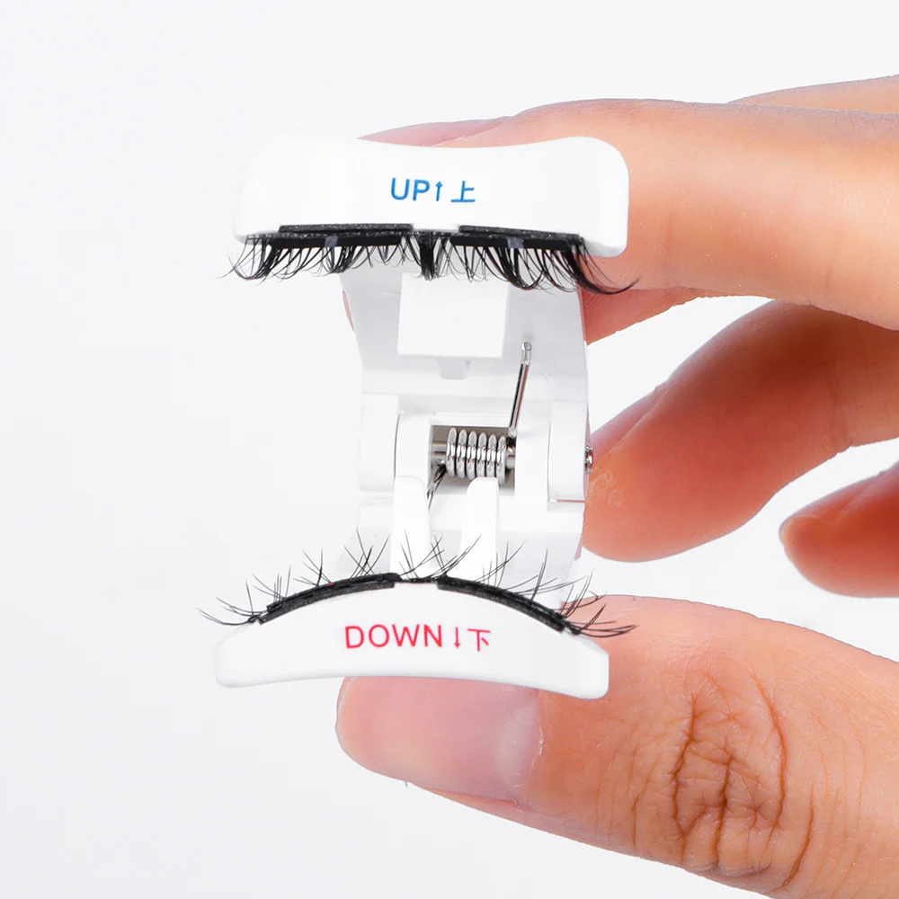 Easy To Wear Quantum 3D Magnetic Eyelashes No Glue No Eyeliner Magnetic Lashes With Applicator