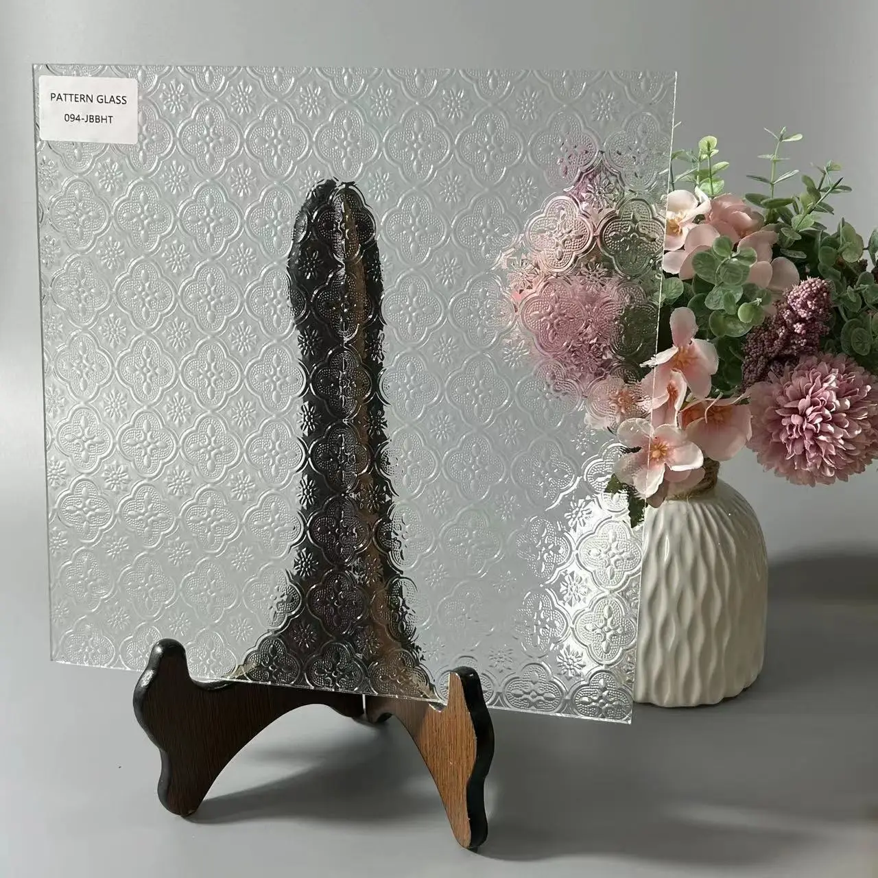 Decorative art building glass different patterns figured glass pattern partition decorative glass