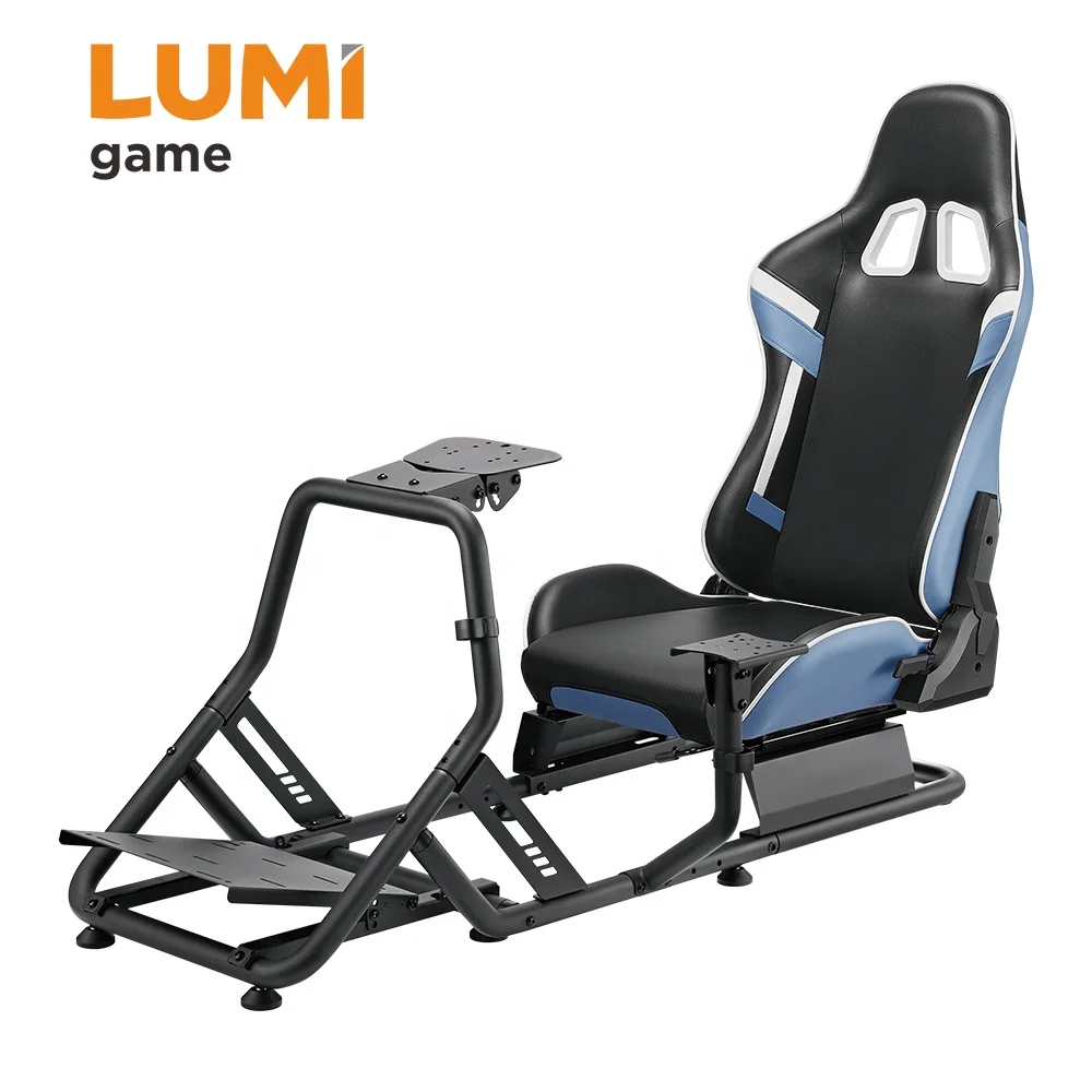 LRS09-BS02 Car F1 Gaming Racing Simulator Cockpit Sim Cockpit Driving Simulator with Gear Shift Mount Steering Wheel Mount
