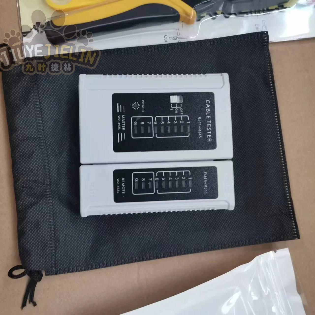 JIUYEJIELIN 3PCS Computer Maintenance Cable Tester Network Repair Tool Set Rj45 Crimping Tool Kit for CAT5/CAT6