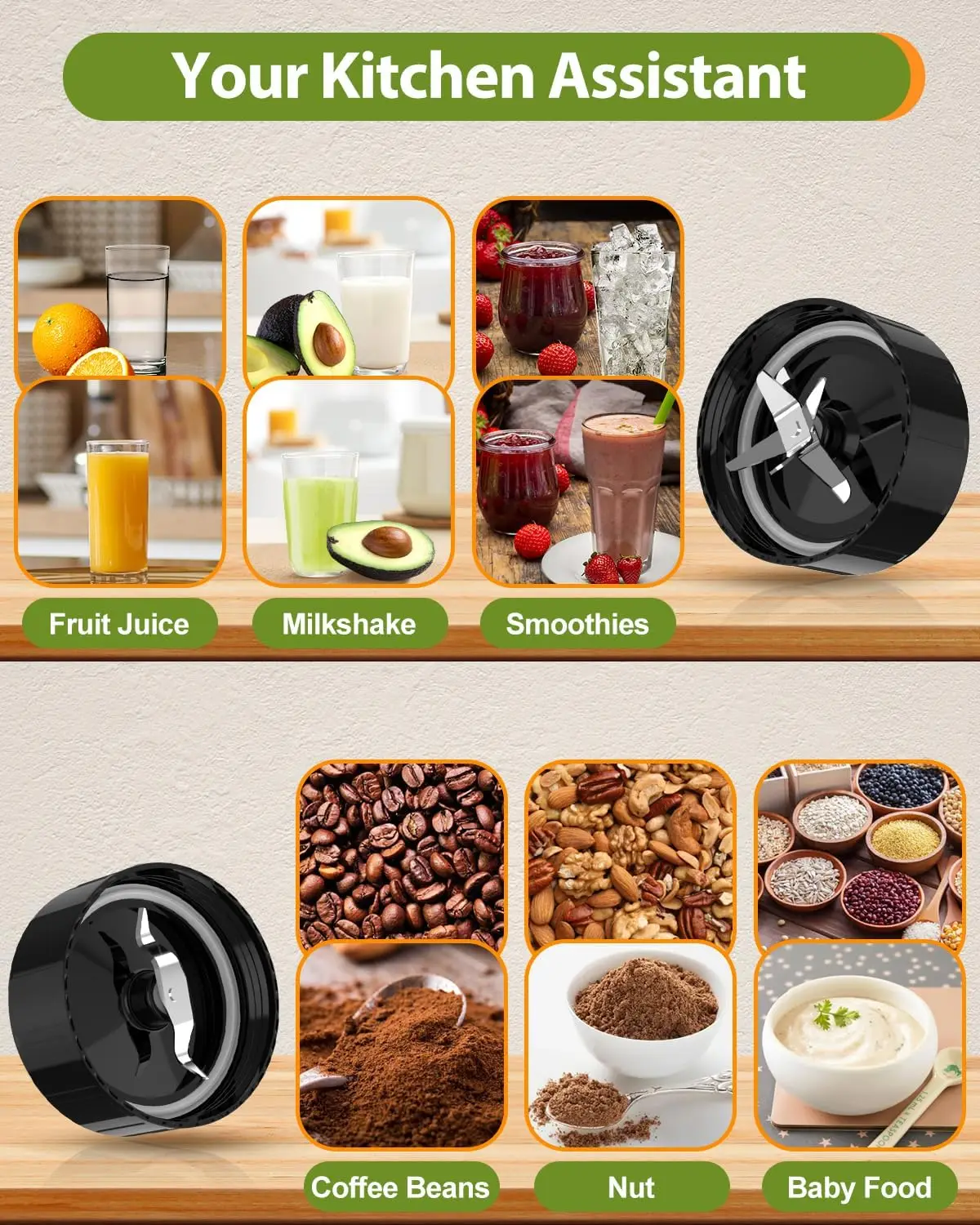 3 in 1 Blender High Quality Portable Blender Plastic Juicer Cup Wholesale for Fruit Baby Food Travel Blender Juicer Cup