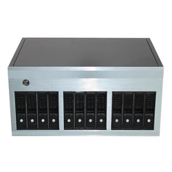 Mini ITX NAS case 12 bay with 2.5/3.5 inch hdd hot swap nas server case server chassis