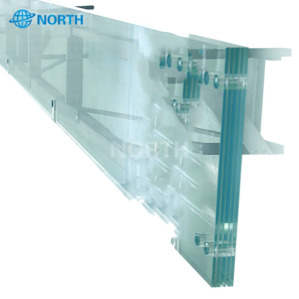 High grade new design 7mm thickness bullet proof laminated glass