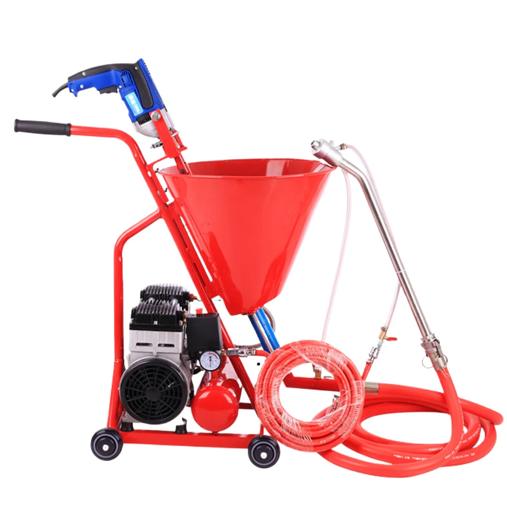 HOT SELL Wall handheld cement plastering machine mortar concrete spraying grout Mixing Pump
