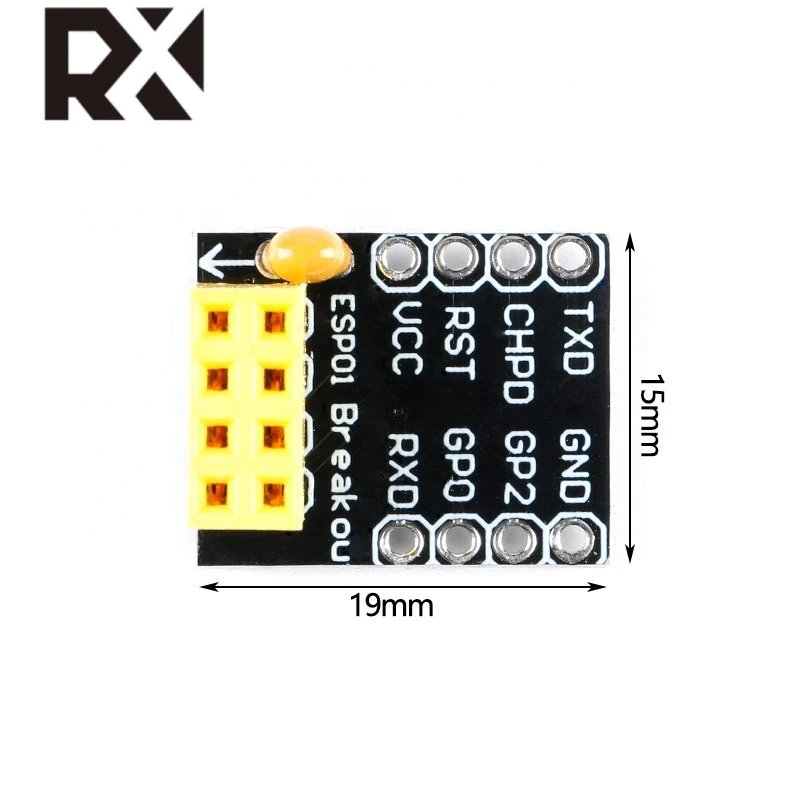 TZ ESP8266 Adapter Board Breakout Plate Breadboard ESP01 WiFi Transceiver Module ESP-01 ESP-01S