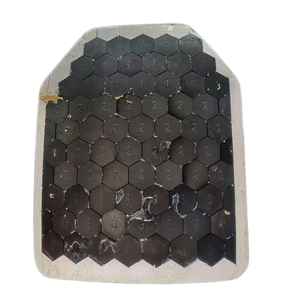 Harder and lighter silicon carbide ceramic plate for tactical vest professional personal protection equipment