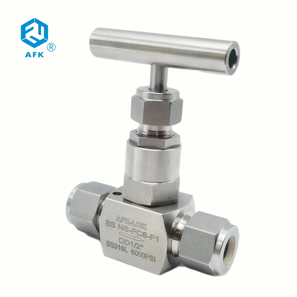 1/2 Tube 316ss General Purpose Needle Valve 6000 Psig