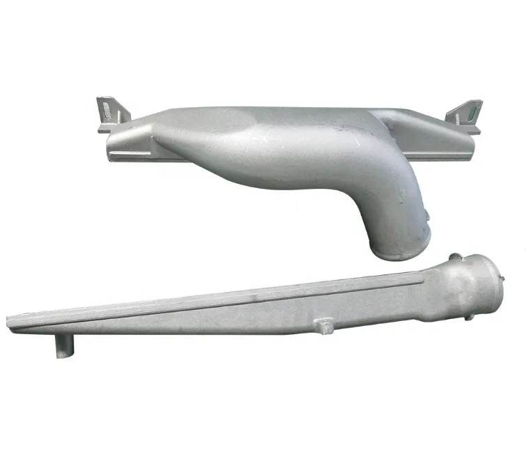 OE 96961 aluminum flange aluminum gravity casting bell intercooler end tanks