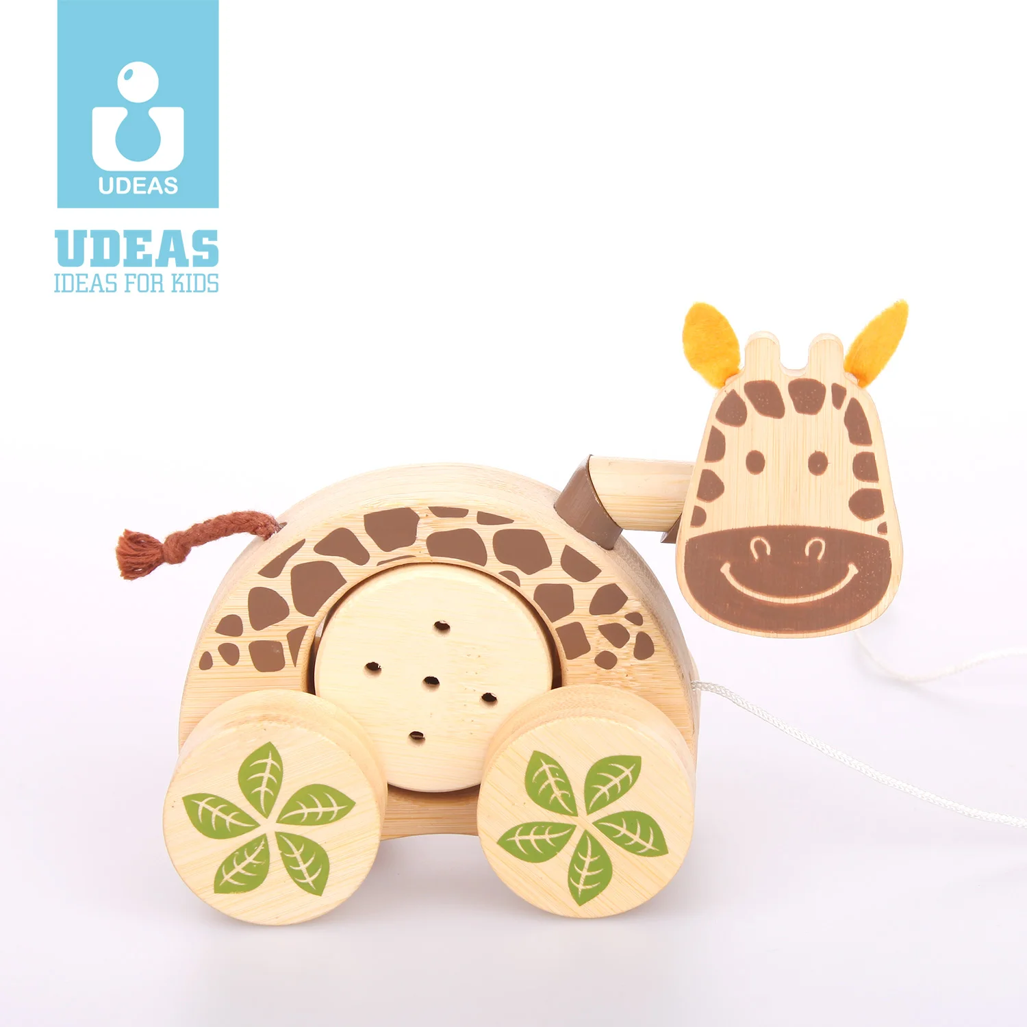 
High Quality Eco Friendly Baby Toys String Pull Along Toy For Kids Push And Pull Along Walking Toy 