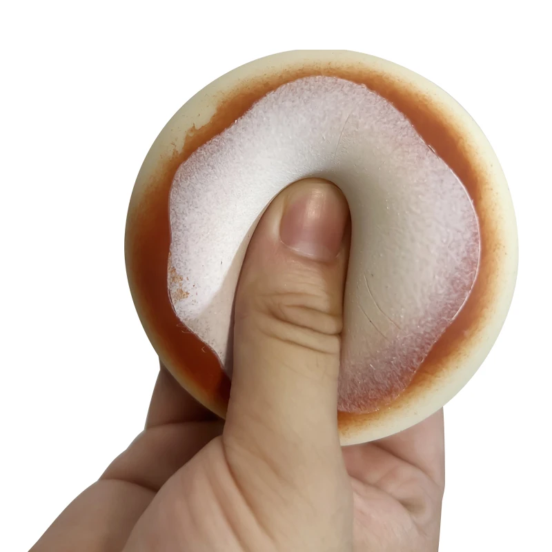 Hot Selling Factory Soft TPR Toy Pressure Relief Coconut Shaped Squishy Fruit Toys Anti Stress Squeeze Toys For Kids