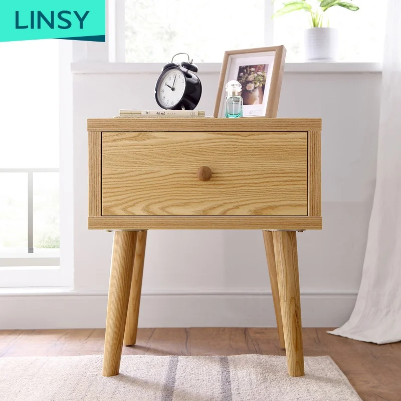 Простой мини-прикроватный столик для спальни, тумбочка из цельного дерева, угловая тумбочка, современная мебель для гостиной