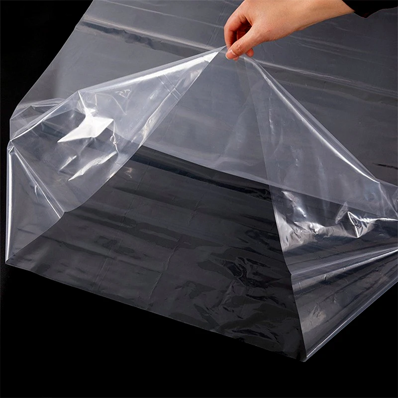 50 micron plastic Large Poly bag 6 mil industrial clear bags
