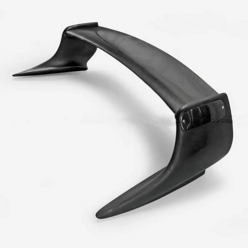For  mk4 MKIV JZ80 TRD Style Fiberglass Rear Trunk Spoiler Wing with carbon fiber spoiler end caps