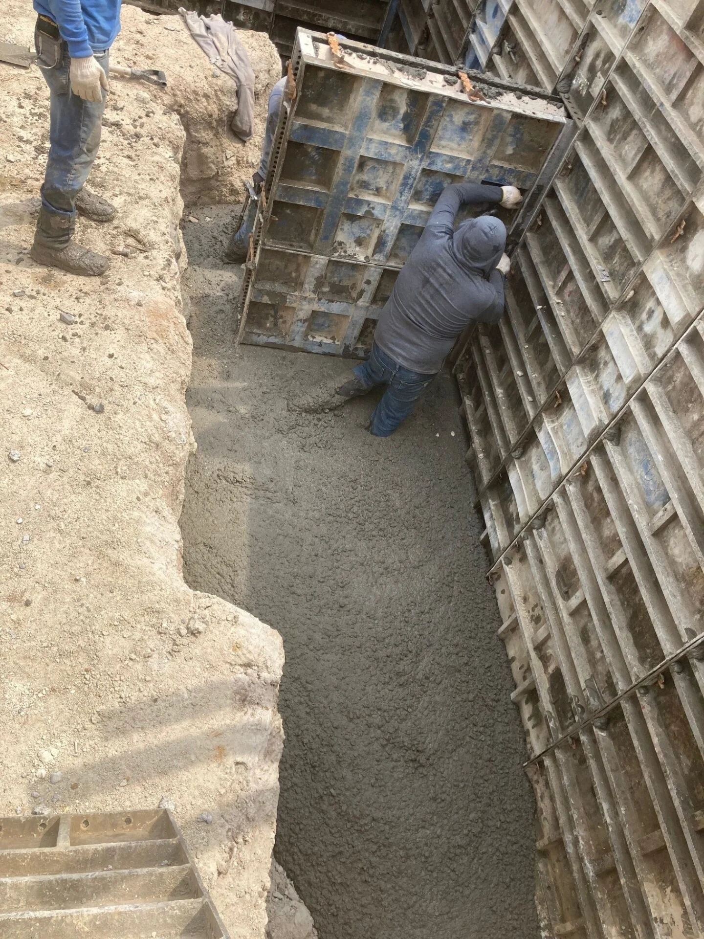 Concrete Brick Joint Forming Formwork Aluminum Stainless Steel Wall Flat Tie