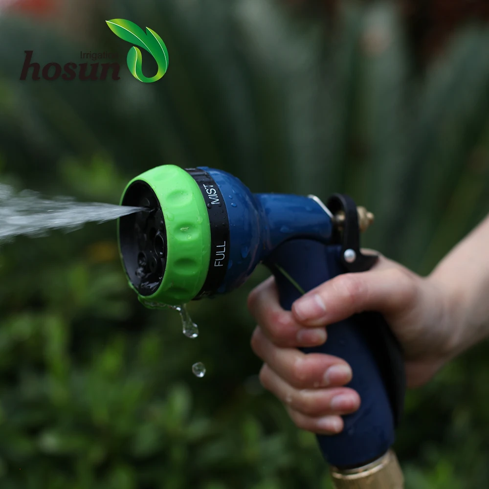 Good price rubber car washer steam lighter misting waterjet fog jet garden hose mist water sprayer nozzle