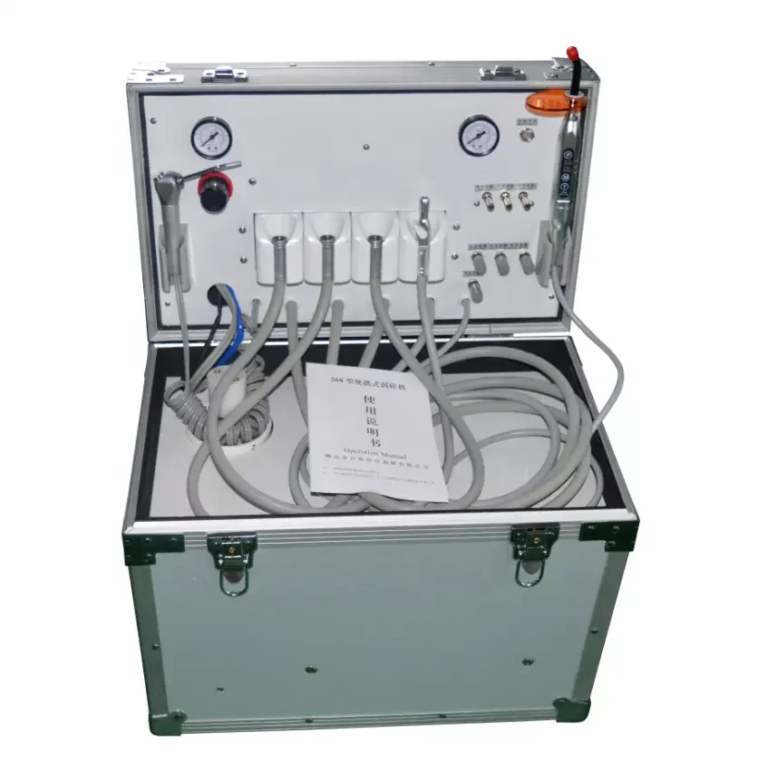 Strong turbine unit portable dental unit mobile dental chair electric dental equipment manufacturer for sale