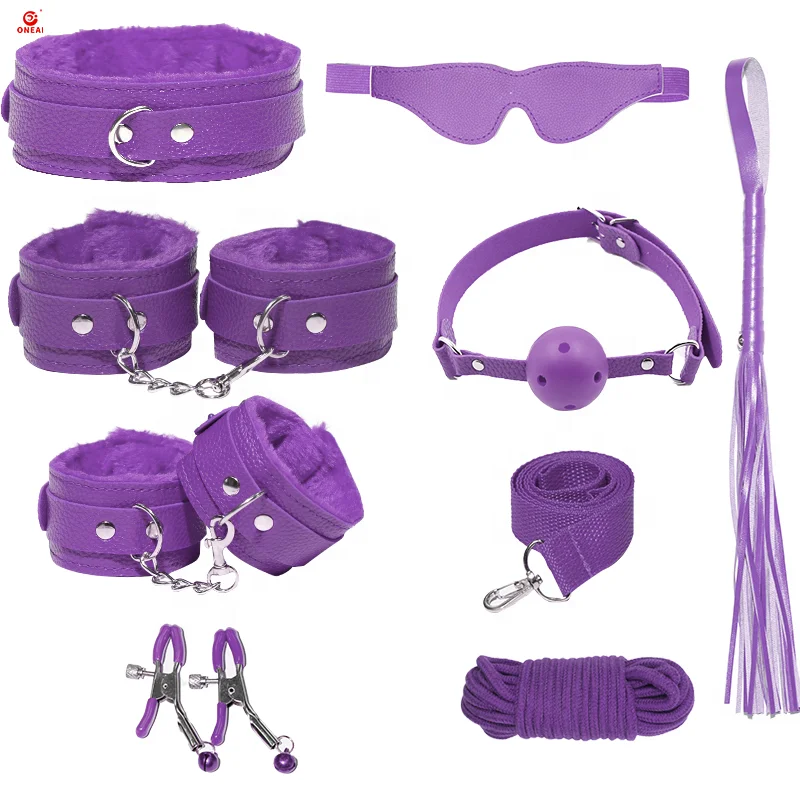 Oneai Factory Price 8 Pieces Body Bondage Set Adult Toy For Couple