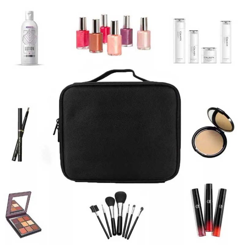 Custom Wholesale High Quality Portable Cosmetic Bag Makeup Case Travel Make Up Bag
