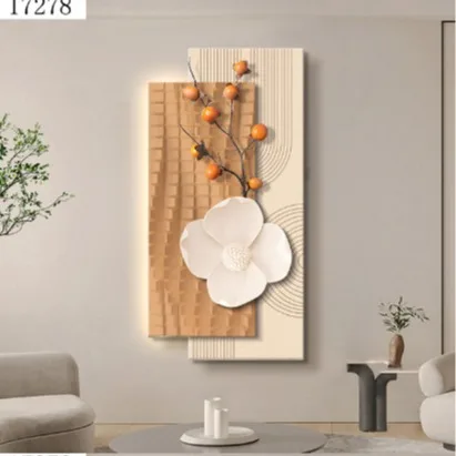 Art Deco Printed Lamp Customizable Logo Living Room Anniversary Celebration Led Light Paintings And Wall Arts For house