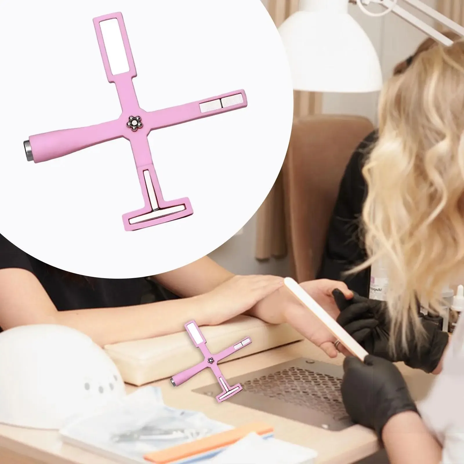 New 5-in-1 Powerful Magnet Multifunctional Cat Eye Gel Polishing Magnet Wand DIY Nail Art Tool