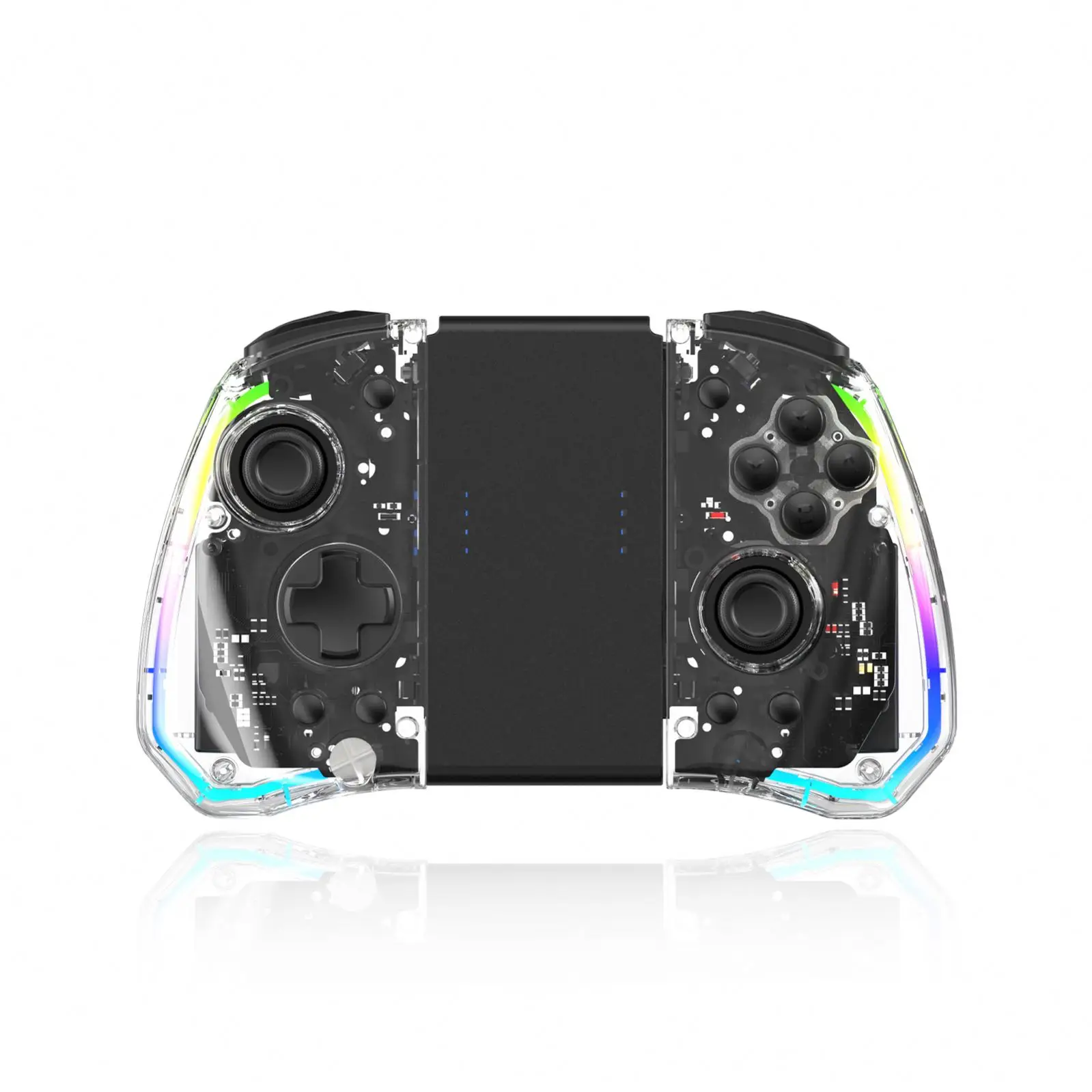 New Switch Jc Gamepad NS Left And Right Rocker Pro Bt Optical Fiber Handle