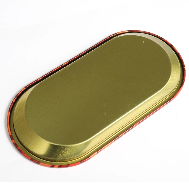 Melange Metal Rolling Tray 18.6*9.3cm Herb Tobacco Custom Logo