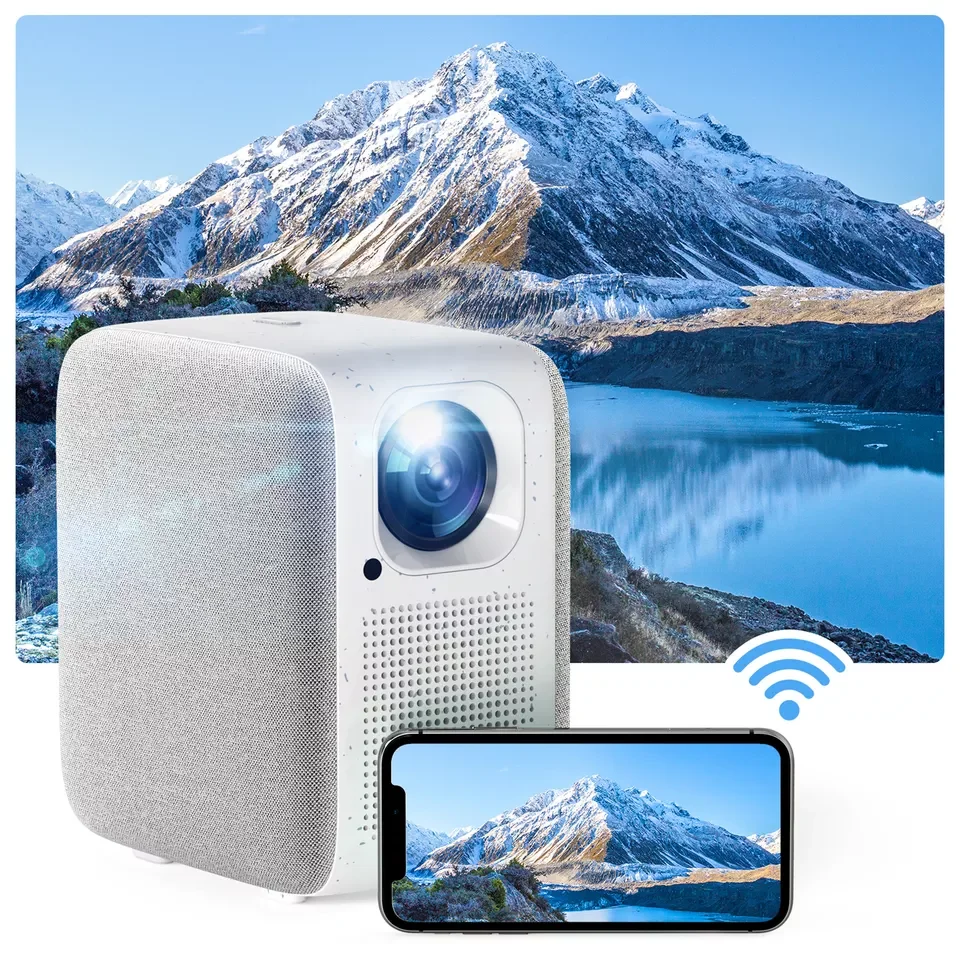 Проектор HAKO mini PL4 1080P 2 4/5 0 ггц Wifi S905Y2 Android 10 домашний видеопроектор
