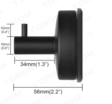 Suction cup hook shower towel rack  stainless steel vacuum bathroom shower hooks