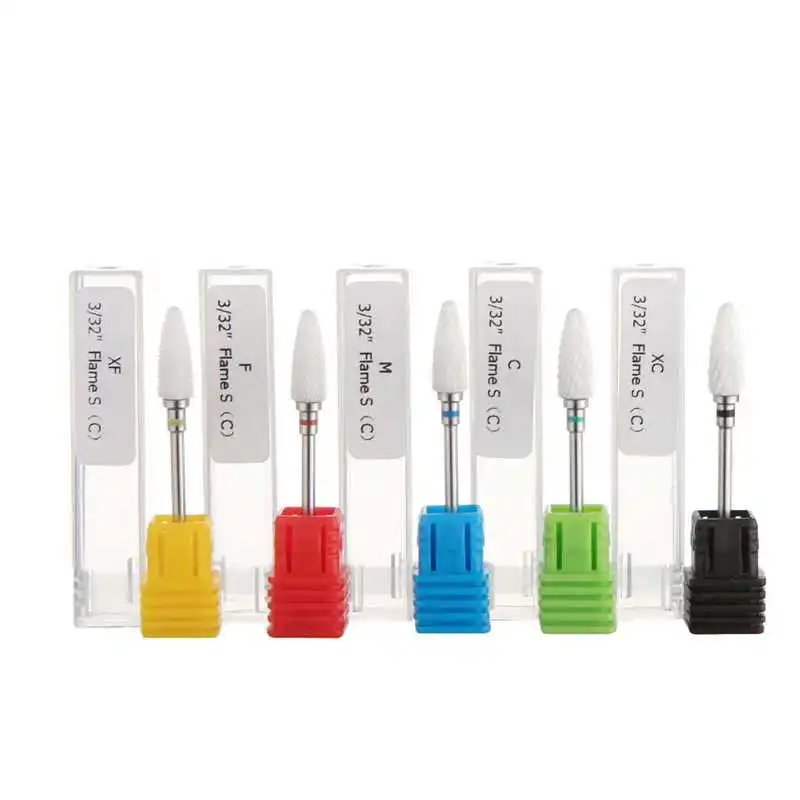 Керамическая фреза для ногтей вращающаяся электрического маникюрного роторного станка инструменты