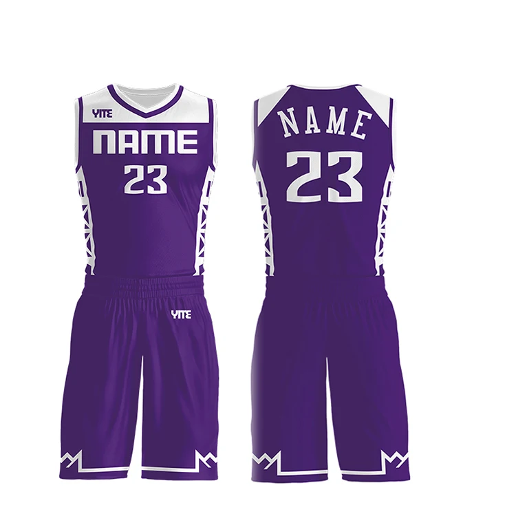 women basketball uniform design purple basketball uniform sublimation basketball jersey
