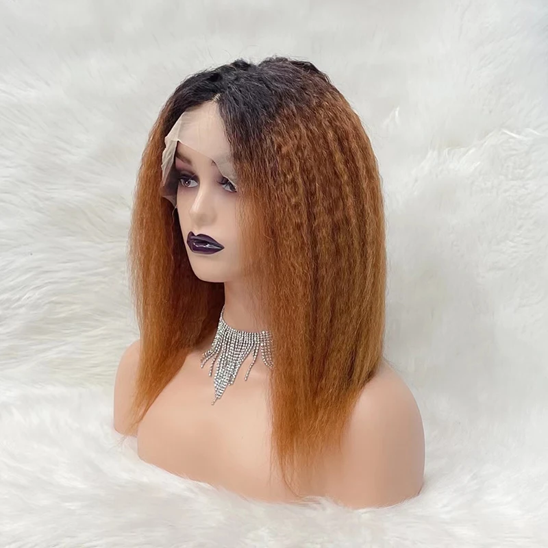 T Bob wig KSS lace front blonde hd transparent lace frontal wig human hair bob wigs lace front