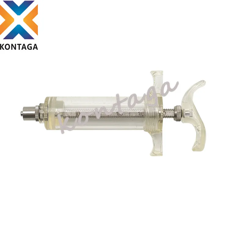 china manufacture good feedback plastic steel syringe for farming