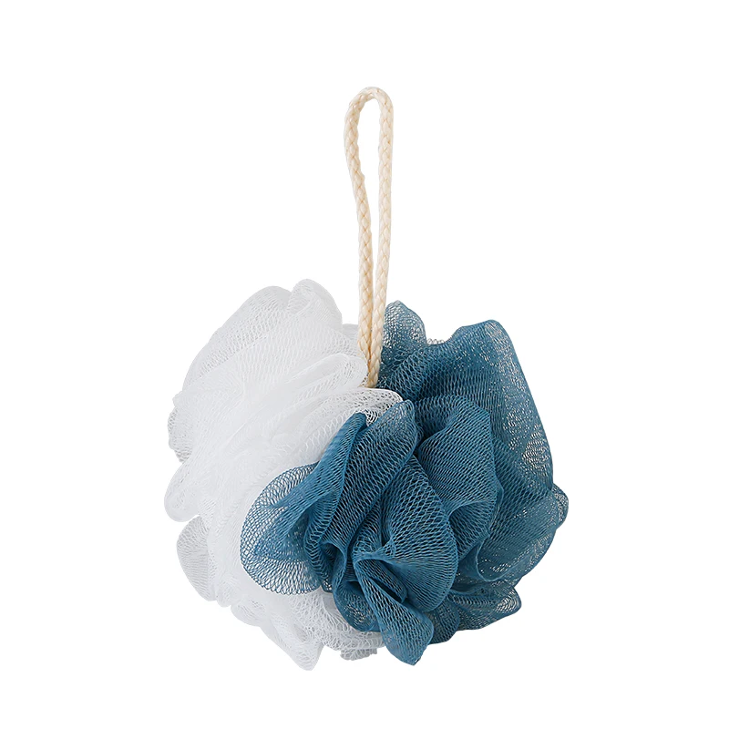 Natural flower bath shower ball sponge eco friendly body loofah mesh bath ball sponge