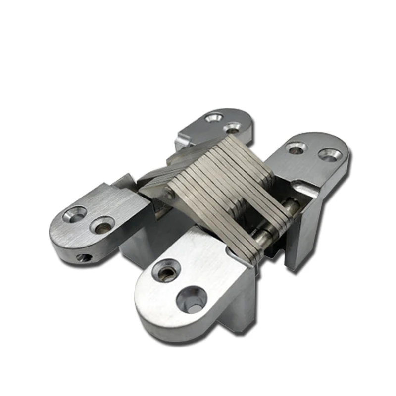 Cabinet Door Concealed Hinge Cross Zinc Alloy Folding Door Concealed Hinge Manufacturer