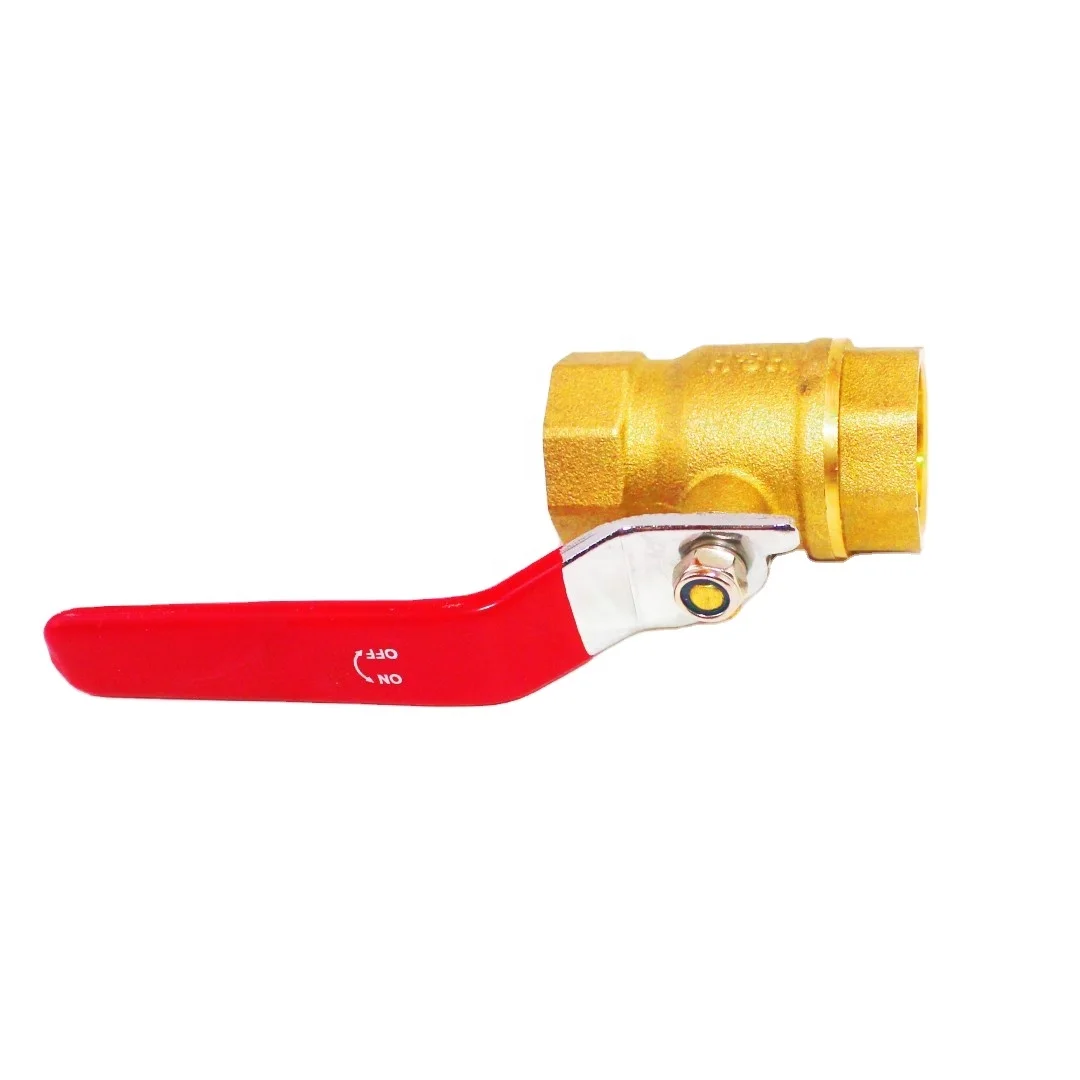 Nice quality  High-quality 3/4inch brass high-pressure ball valve BSP/NPT kit and nut manufacturer