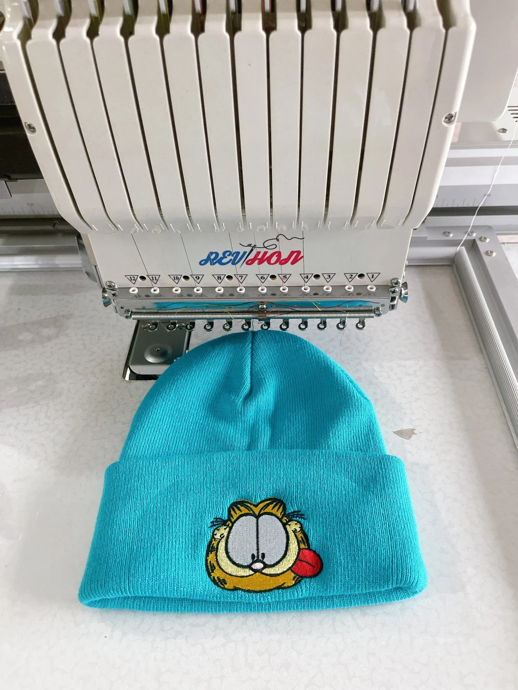 REVHON High Quality Single Head Home Use Hat T-shirt Embroidery Machine Made in China