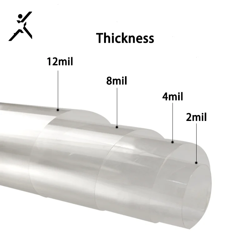 4mil Transparent Building Film Heat Insulation Explosion Proof Safety Film Glass Protective Film
