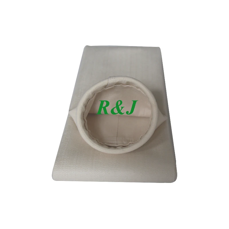 Antistatic Polyester With PTFE Membrane Needle Felt Water And Oil Repellent PE Filter Bag