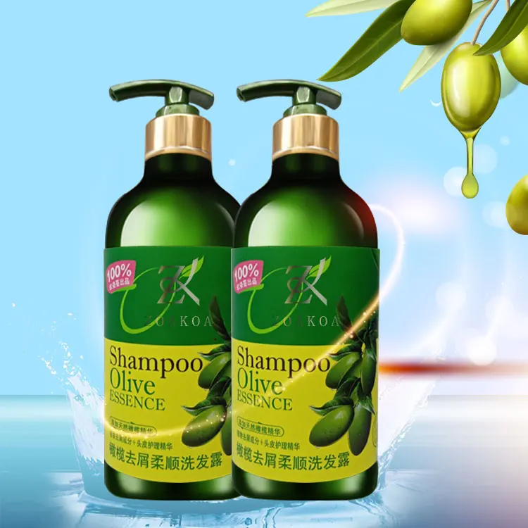 OEM Pure Private Label 750ML Hair Repairing Moisturizing Hair treatment Olive Oil Shampoo