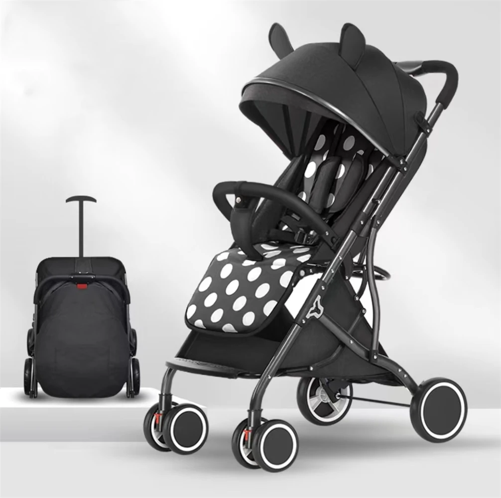 Cheap Price Shockproof One Handed Folding Baby Trolley Lightweight Stroller one key folding