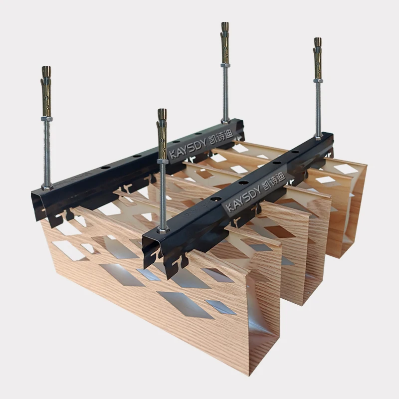 suspended metal perforated ceiling profile interior decor false ceiling design for hall meeting room restaurant house