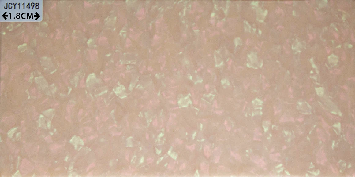 beige artificial jade patterned cellulose acetate sheet for hairpin comb glasses laser cut