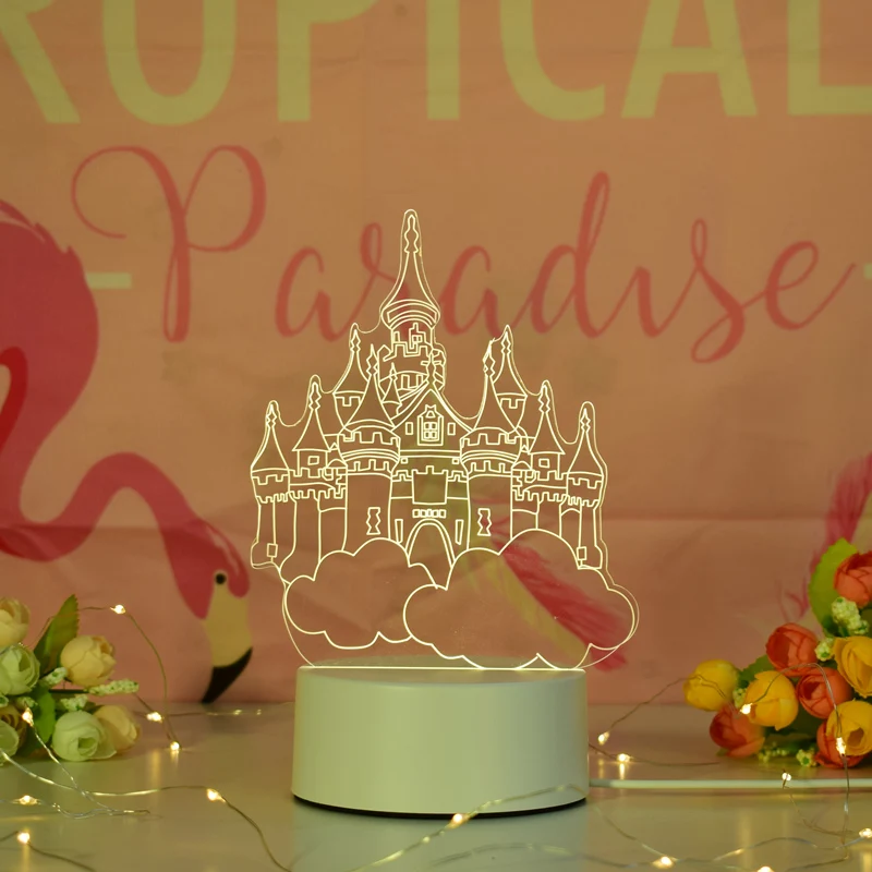 Design picture creative 3d night light acrylic lamp lovely gift lamp for children other lights lighting products