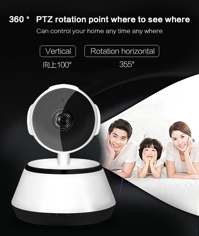  Высокое Качество P2P IP камера 720P собака Робот мини беспроводная домашняя безопасность Wifi