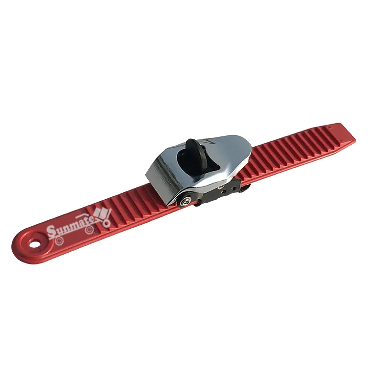 Customized High Quality Adjustable Ratchet Strap for Skateboard Shoes Ski Roller