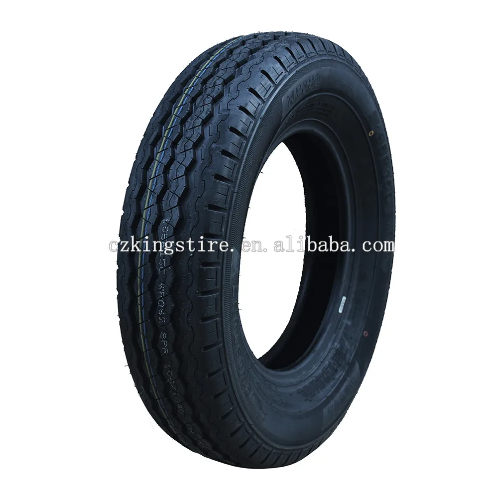 factory supplier 195R15C  trailer tire with  white coated steel wheel