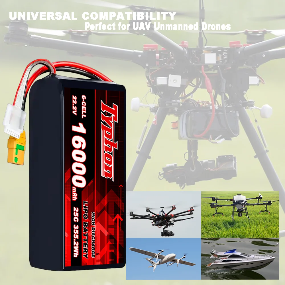Factory Lipo Batterie/Cell/Bateria/Pil/Akku 16000Mah 22.2V 6S 25C High-Voltage Rc Battery For Electric Lawn Mower