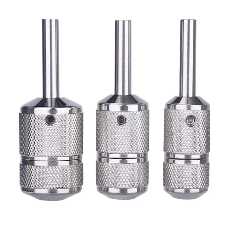 Factory supply high quality stainless steel self-locking handle Tattoo handle metal tattoo grips