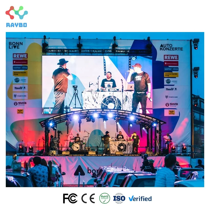 Raybo Pantalla Led Para Publicidad Крытый уличный сценический танцпол P3 Hd светодиодный экран видео настенная панель интерьер