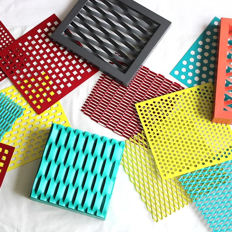 factory bending wire mesh aluminum expanded metal sheet panel for fence